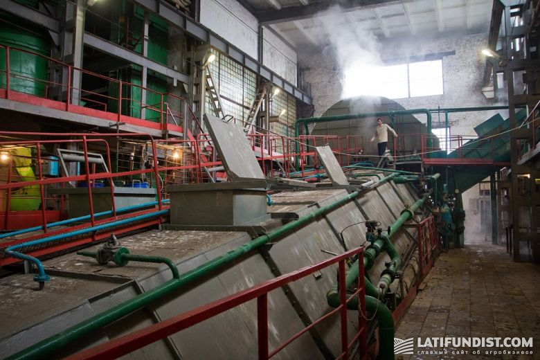 Производственные мощности Капитановского сахарного завода