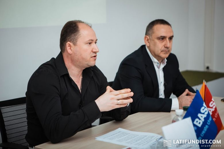 По словам Андрея Касьяна, руководителя отдела продаж компании BASF Украина (слева), это первое подобное предложение на украинском рынке 