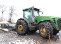 John Deere 8295R c плугом Lemken EuroDiamant 10