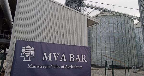 Grain elevator of MVA Bar in Vinnytsya region, Ukraine