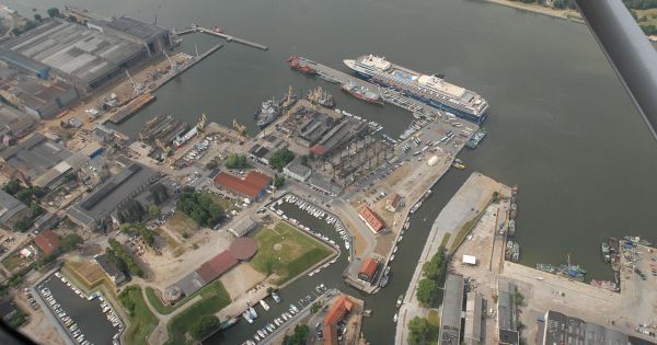 The Port of Klaipeda, Lithuania