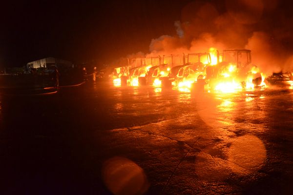 Пожар на «Агрофирме «Добробут» («Астарта-Киев»)
