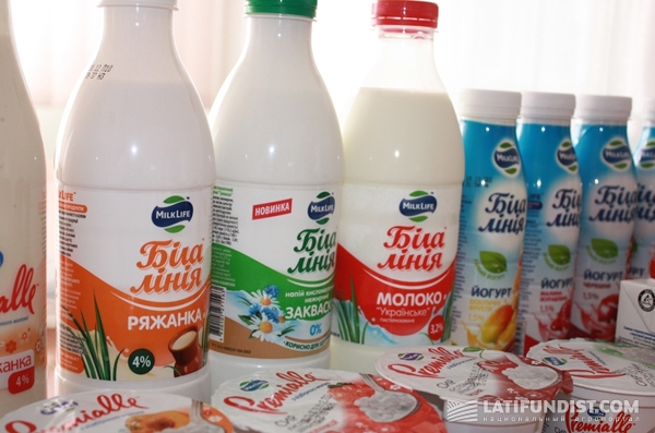 Продукция «Белоцерковского молочного комбината»