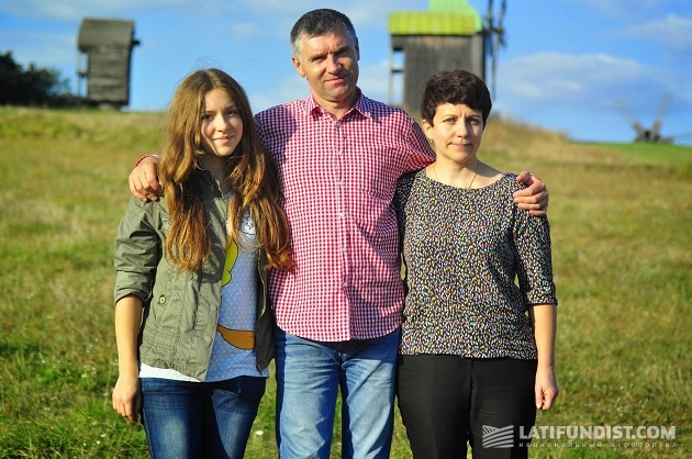 Владимир Петрович Кунь и его семья