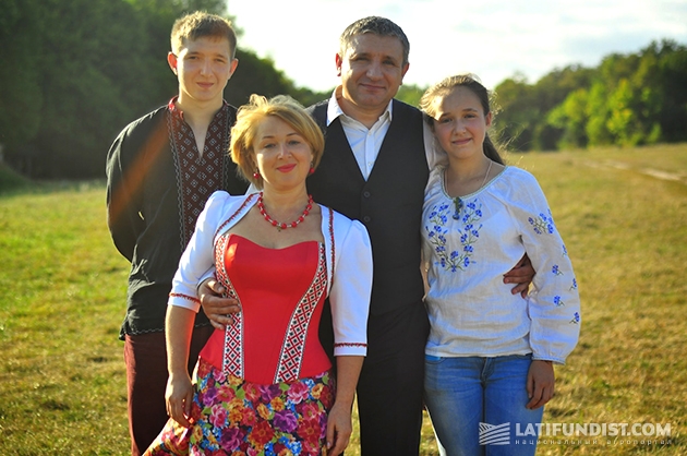 Иван Петрович Кунь и его семья