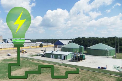 Биогазовая установка биогаз