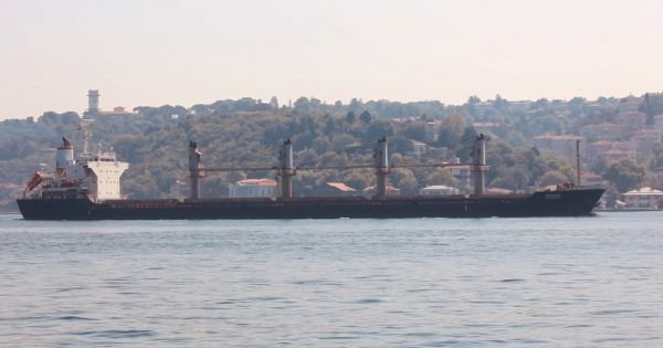 Судно «Міхаіл Ненашев», яке використовується для перевезення зерна з Криму до Туреччини