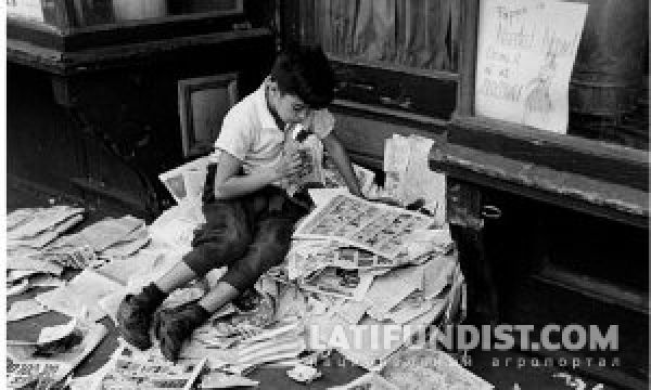 Американский мальчик читает газеты, guardian.co.uk