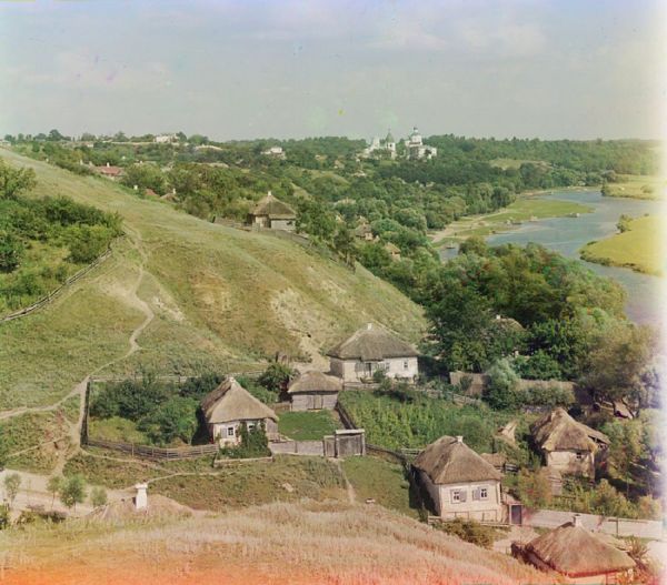 Вид на поселок с высоты
