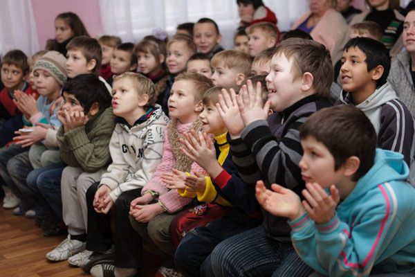 Новогоднее поздравление воспитанников детдомов и школ-интернатов г. Одессы