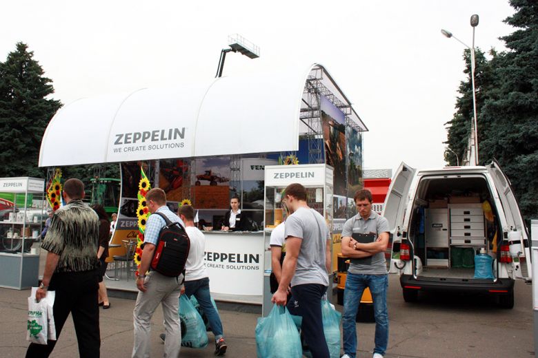 Стенд компании Zeppelin