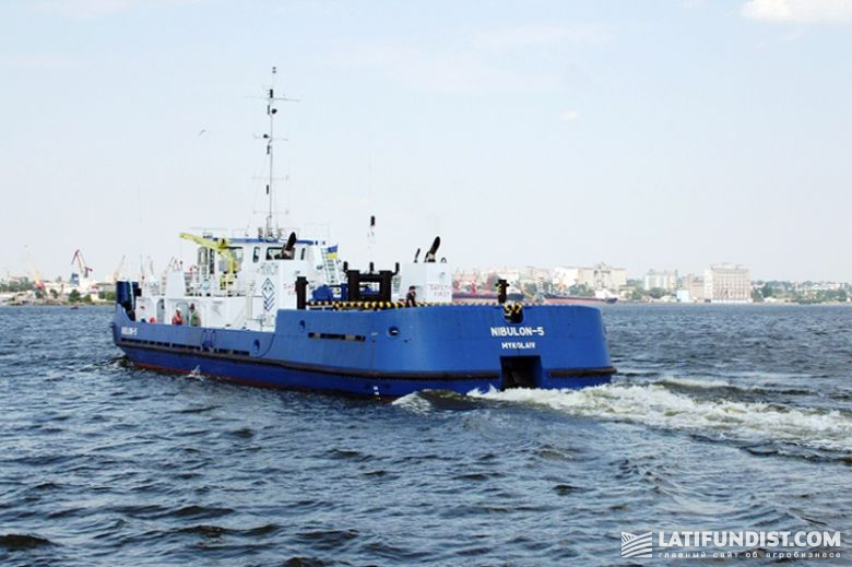 Ходовые испытания буксира «NIBULON-5» проходили по Бузько-Днепровскому лиманскому каналу