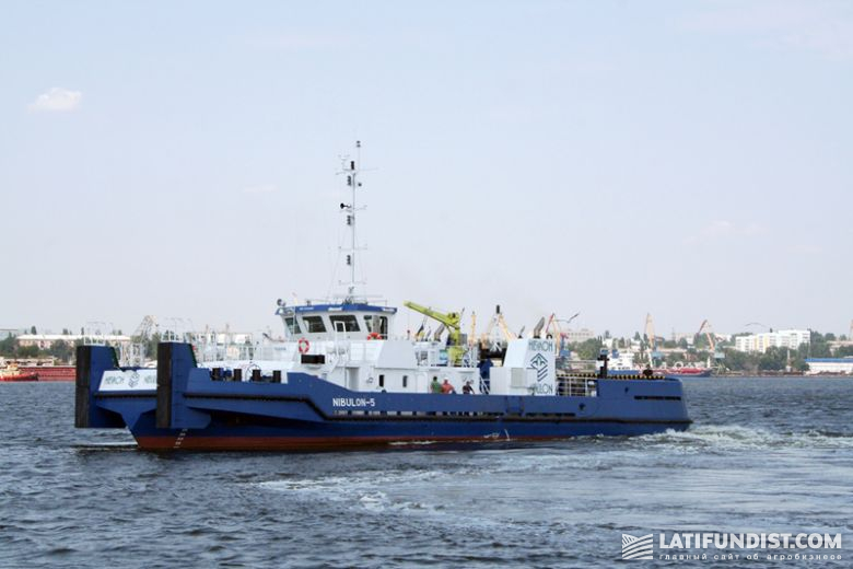 Ходовые испытания буксира NIBULON-5 проходили по Бузько-Днепровскому лиманскому каналу