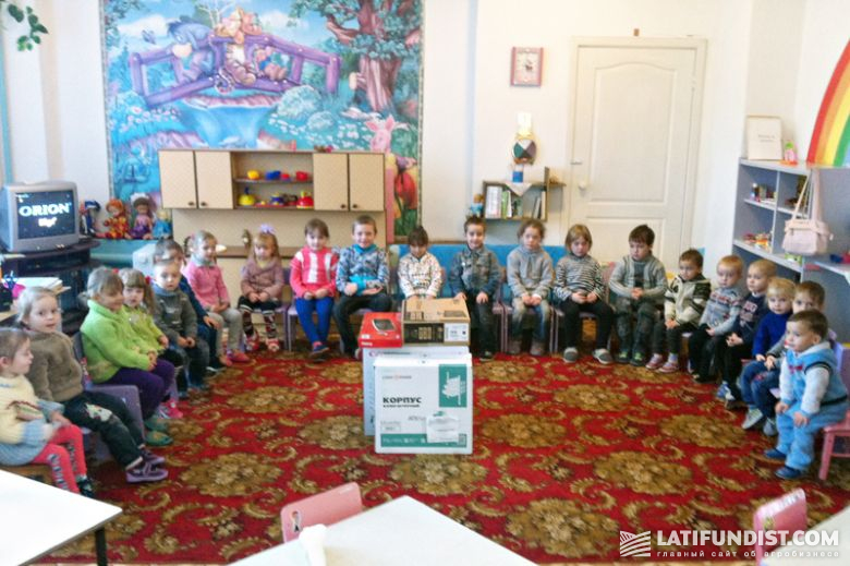 «Нибулон» поздравила воспитанников Широковского дошкольного учебного заведения