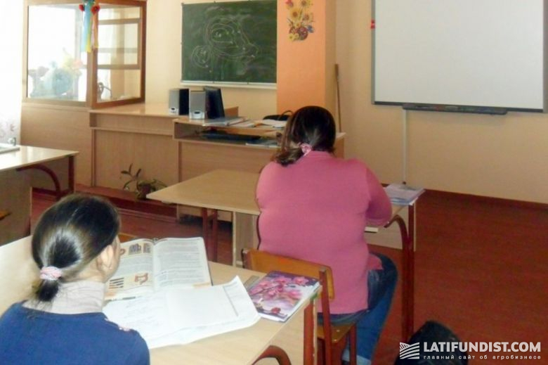 Учебные классы Лидиевской общеобразовательной школы