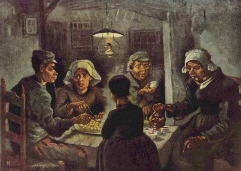 Картина Винсента Ван Гога «Едоки картофеля»