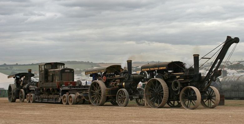 steam tractor