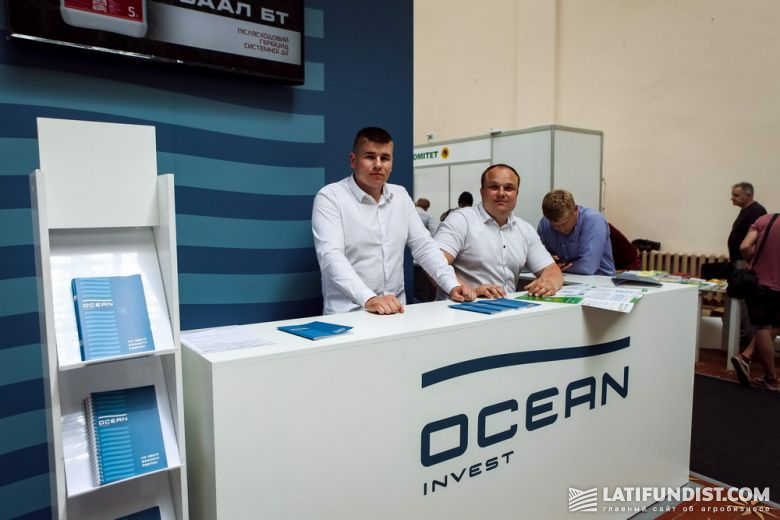 Стенд компании «Океан Инвест» на выставке «АГРО-2019»