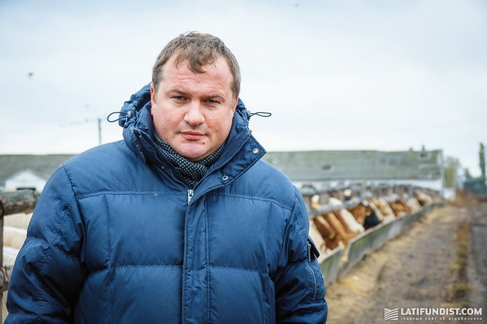 Yuri Gudz, the Head of the Livestock Branch of the Agrain group