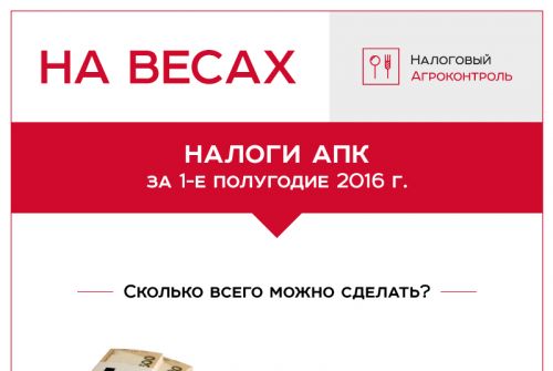 На весах: сколько дорог можно построить за налоги от АПК? На весах: сколько дорог можно построить за налоги от АПК?