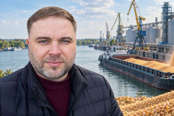 Віталій Рачун, генеральний директор Yurol. Колаж Latifundist.com із використанням ШІ