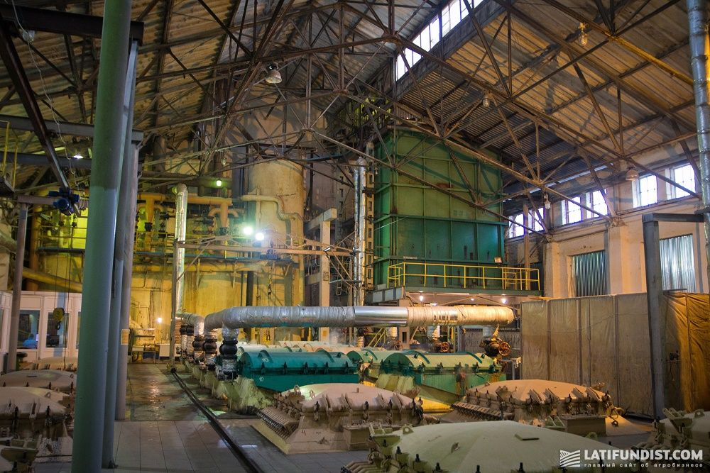 Производственные мощности Наркевичского сахарного завода 