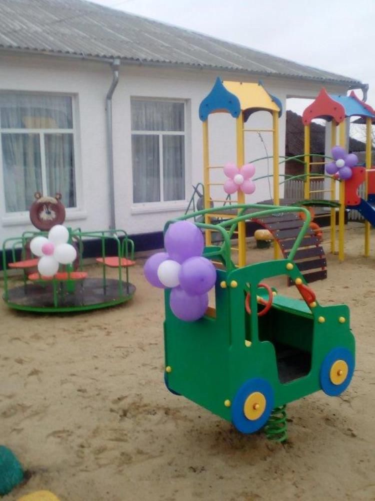 Открытие площадки в детском саду села Осычки