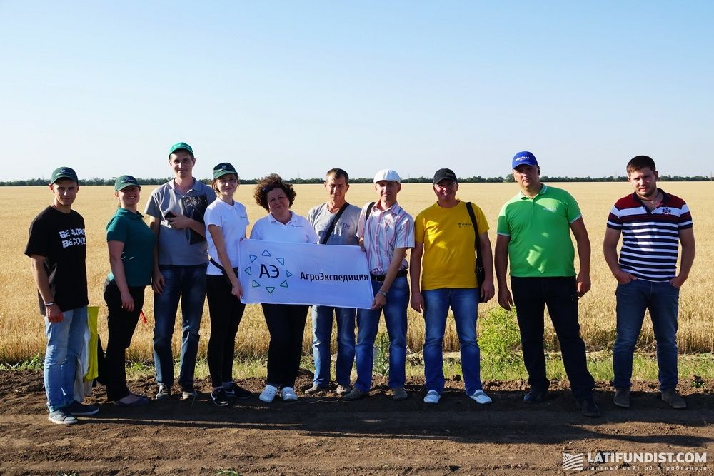 Участники АгроЭкспедиции Пшеница 2018