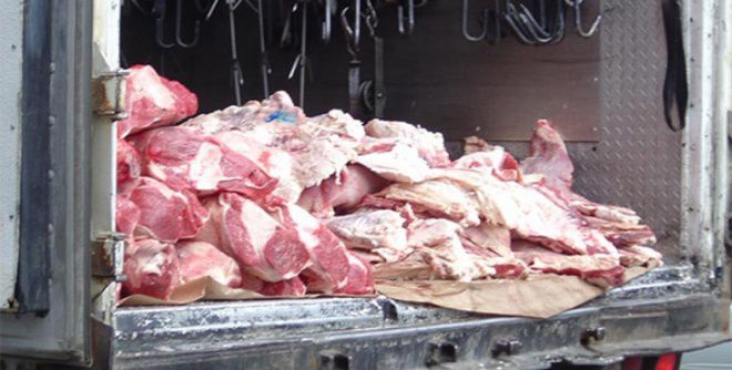 Контрабанда мяса в Россию