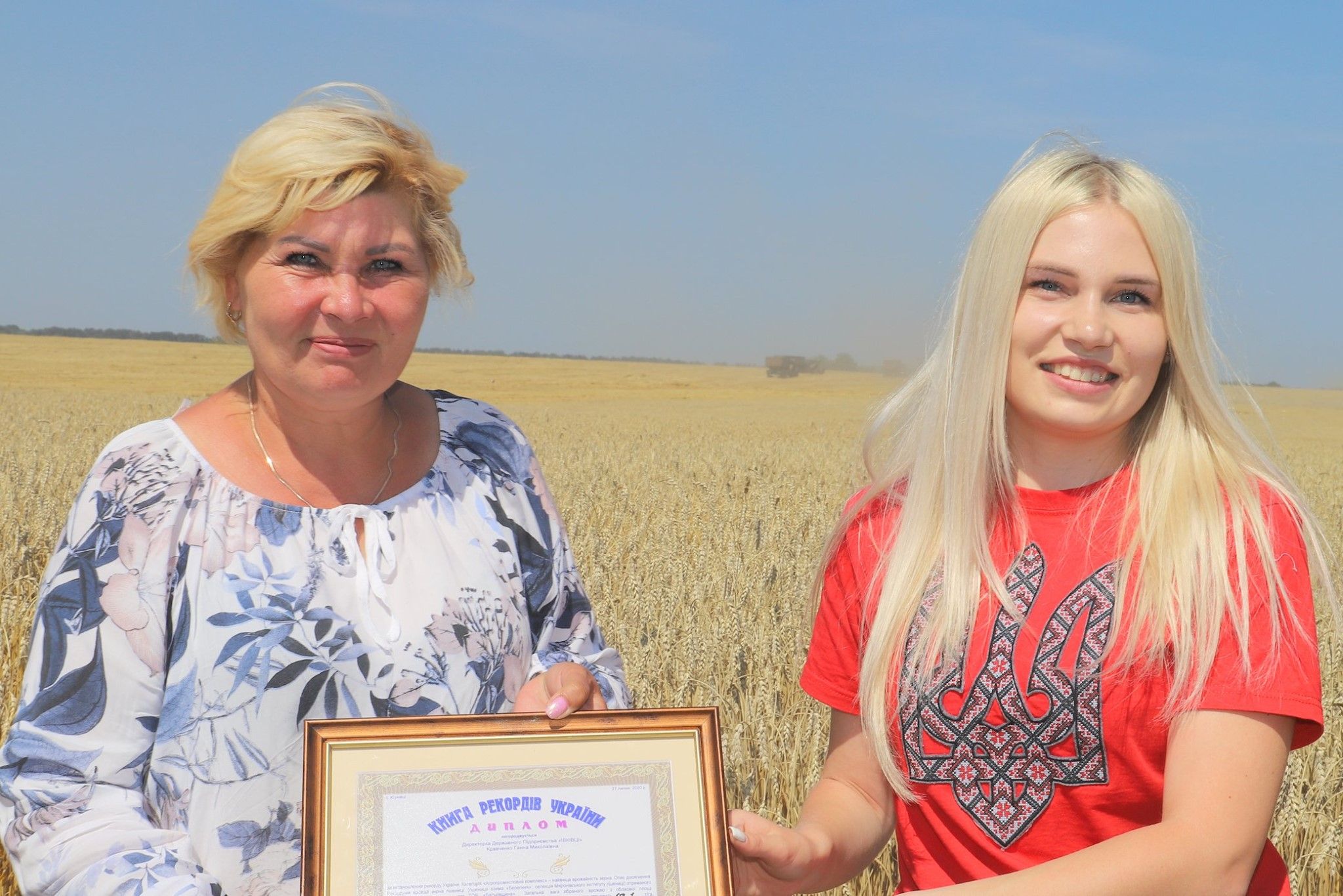 В Украине установили новый рекорд урожайности пшеницы на предприятии «Батькивщина»