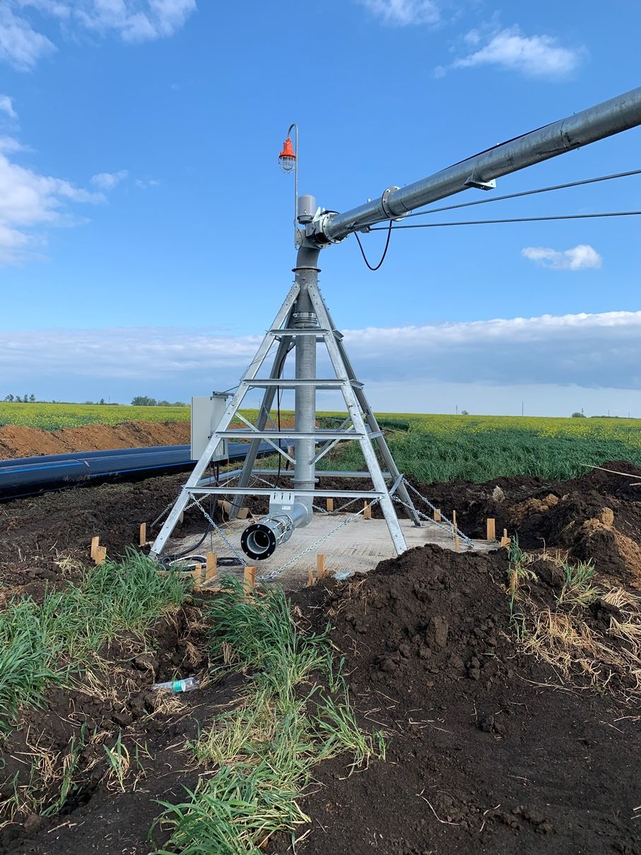 Оборудование Variant Irrigation на поле компании «Эридон»