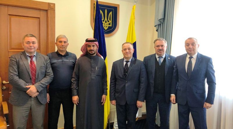 Al-Rudhaiman Jaser Jazza Ben Mohammed at the meeting with Odesa region authorities