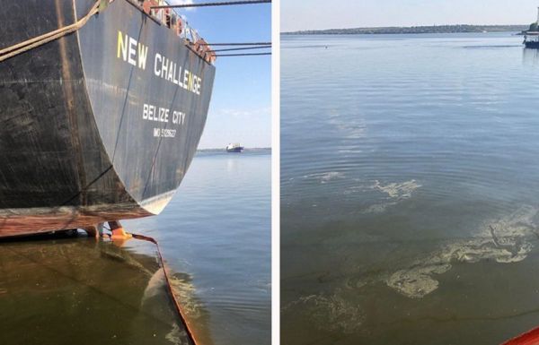 Убытки от разлива растительного масла в Николаевском морпорту оценили в ...