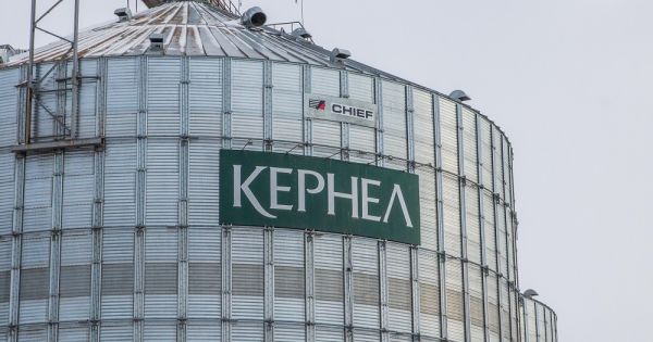 Grain elevator of Kernel in Ukraine