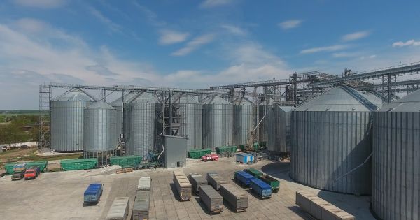 Grain storage facility in Ukraine