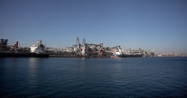 The Port of Chornomorsk, Ukraine