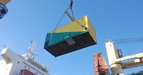 Відвантаження шроту контейнерами