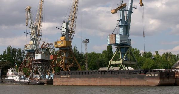Ust-Dunaisk port, Ukraine
