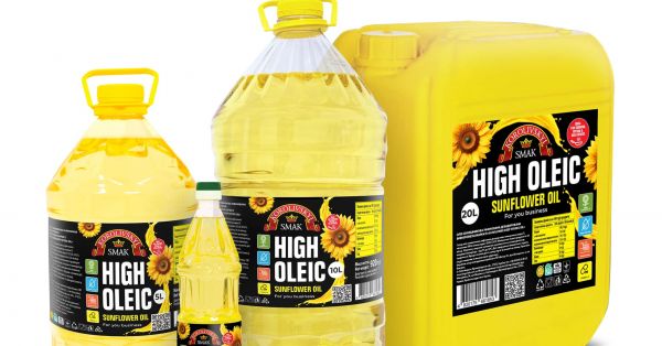 High-oleic sunflower oil produced by Korolivsky Smak