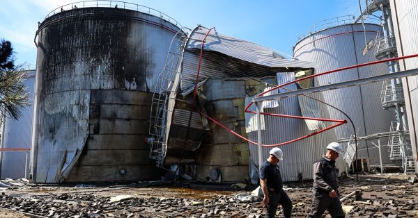 Наслідки атаки РФ на термінал «Кернел» у порту Чорноморська 3 травня 2026 року