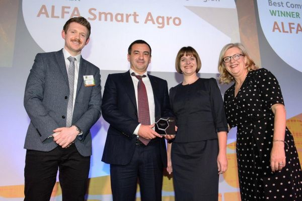 Награждение международной премией Crop Science Awards 2019 (Agrow Awards) ALFA Smart Agro