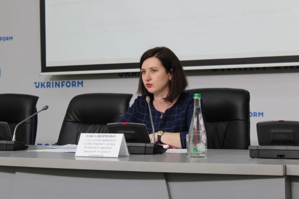 Ольга Шевченко, в.и.о. главы Государственной службы Украины по вопросам безопасности пищевых продуктов и защиты потребителей