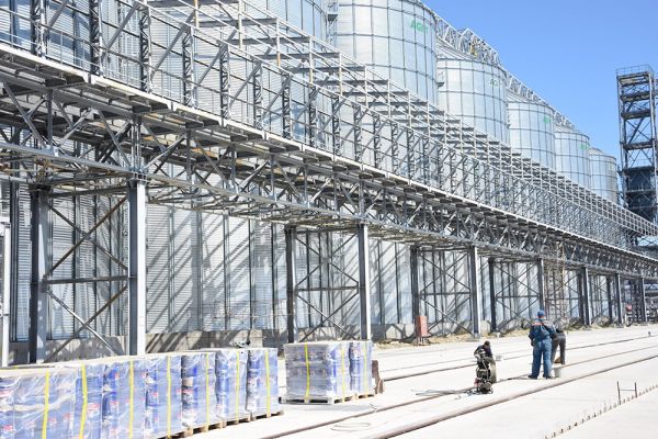 Строительство зернового терминала в «Мариупольском морском торговом порту»