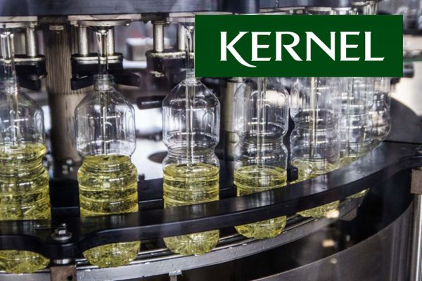 Sunflower oil filling line at Kernel oil crushing plant