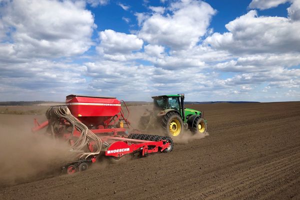 Spring crops planting in Continental Farmers Group's fields