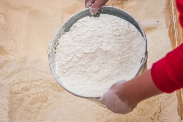 Cereals processing in Ukraine into flour
