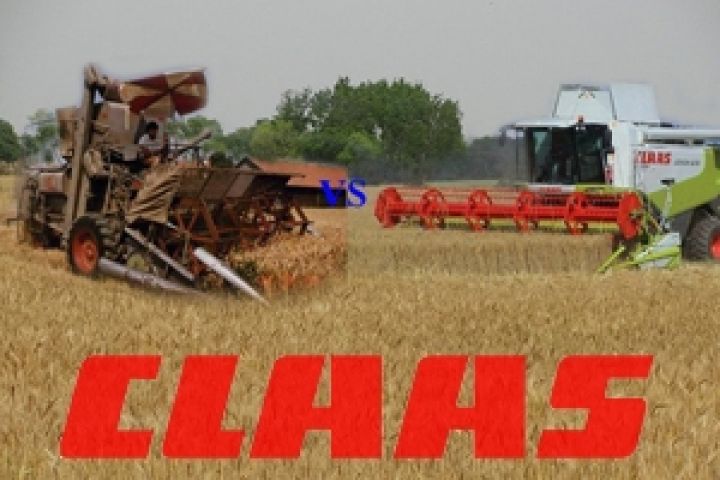 Соревнования раритетных тракторов Claas с новым