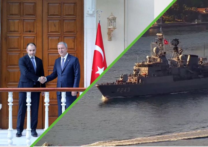Minister of Infrastructure of Ukraine Oleksandr Kubrakov meets Minister of National Defense of Turkey Hulusi Akar in Istanbul / Turkish warships are entering the Black Sea