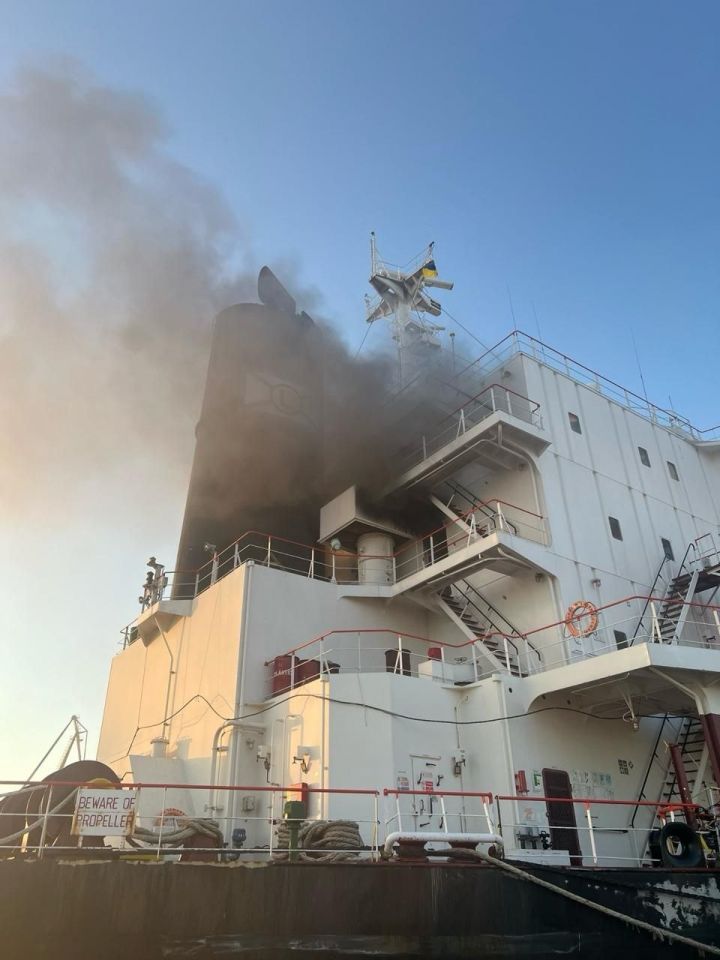 A merchant vessel was attacked by Russia in one of Mykolaiv region ports on the night of 27 July 2026