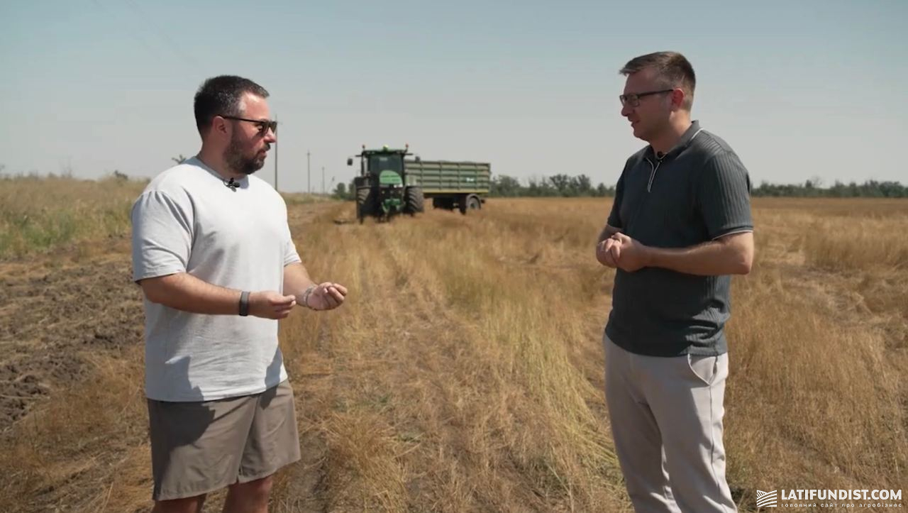 Керівник &laquo;Ландекс Агро&raquo; Гліб Гаврилов та контент-директор Latifundist Media Костянтин Ткаченко